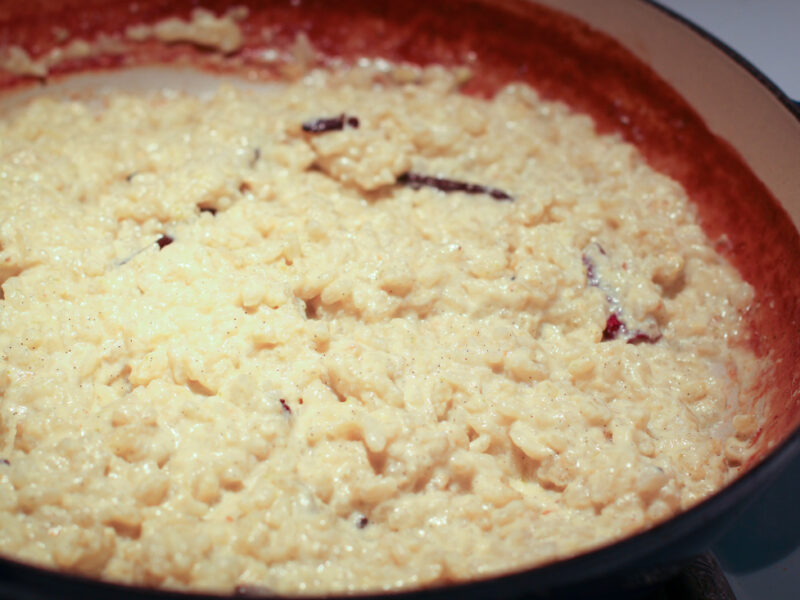 Nutmeg Scented Rice Pudding