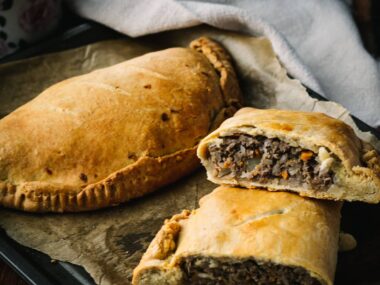 The traditional Cornish pasty